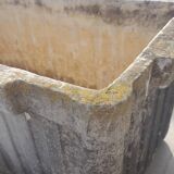 Set of 3 vintage 1960s fiber cement planters