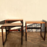 Teak pull-out coffee tables - Edition G Plan