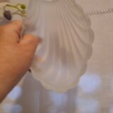 Pair of globe of art deco style wall lights in frosted glass france 1930