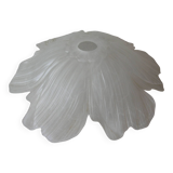 Large lampshade suspension large glass flower 37 cm chandelier lighting