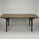 Table scandinave en palissandre par Henning Kjaernulf pour Bruno Hansen