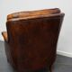 Fauteuil club vintage hollandais en cuir