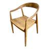 Retro chair in natural wood