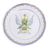 Revolutionary earthenware plate from Nevers