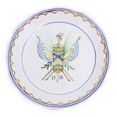 Revolutionary earthenware plate from Nevers