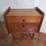 Scandinavian bedside tables by MDK design from the 1960s.