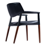 Mid-century armchair designed by Ejnar Larsen & Aksel Bender Madsen for Wil