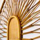 Rattan bed headboard - bamboo