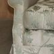 Pair of Howard & Son's style sofas in floral patterned silk blend.