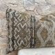 Vintage Berber cushion cover: Moroccan wool cushion, Boujad pattern