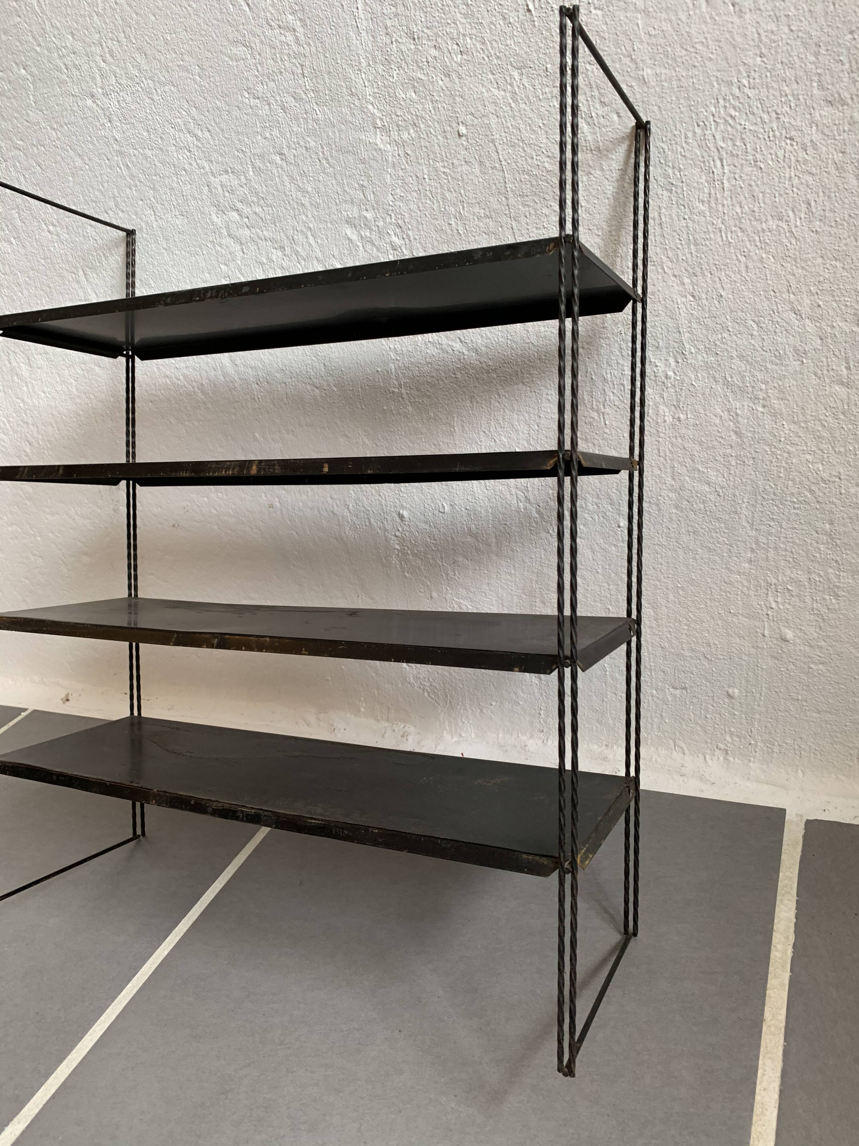 Vintage metal String shelves