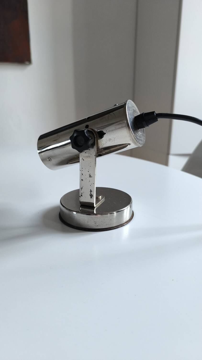 Targetti wall light in chromed metal 1970