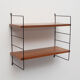 Wall unit in walnut 1960