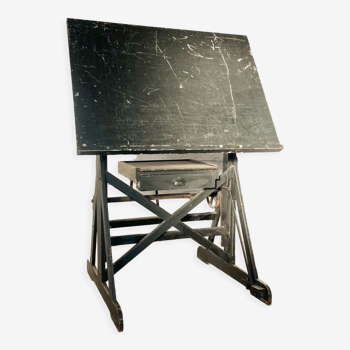 Ancienne table à dessin vers 1940