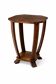 Art Deco side table in wood – sculptural base