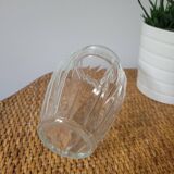 Large draped bulb vase