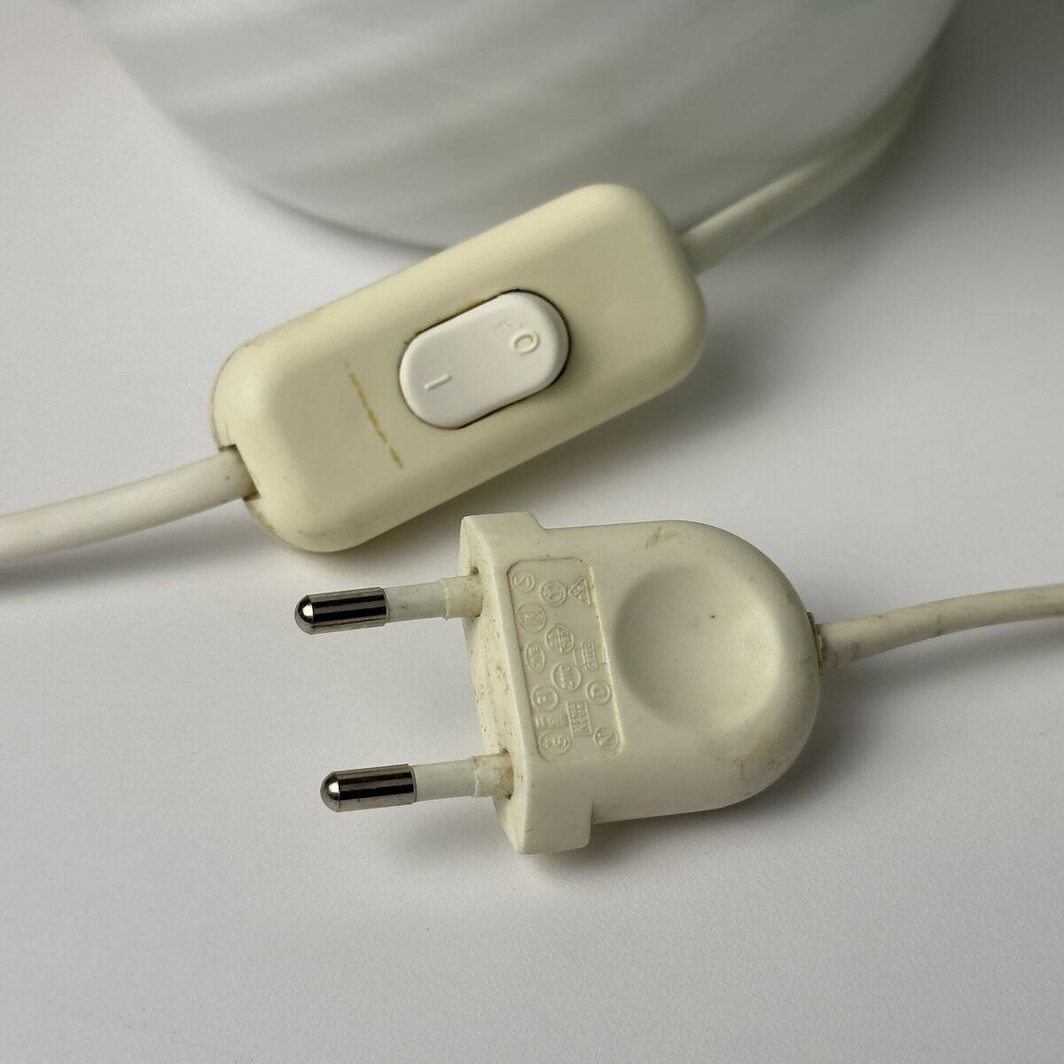 Lampe de table en verre Murano tourbillonnant, années 1970