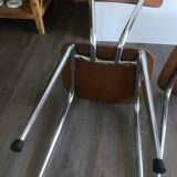 2 chairs in faux leather