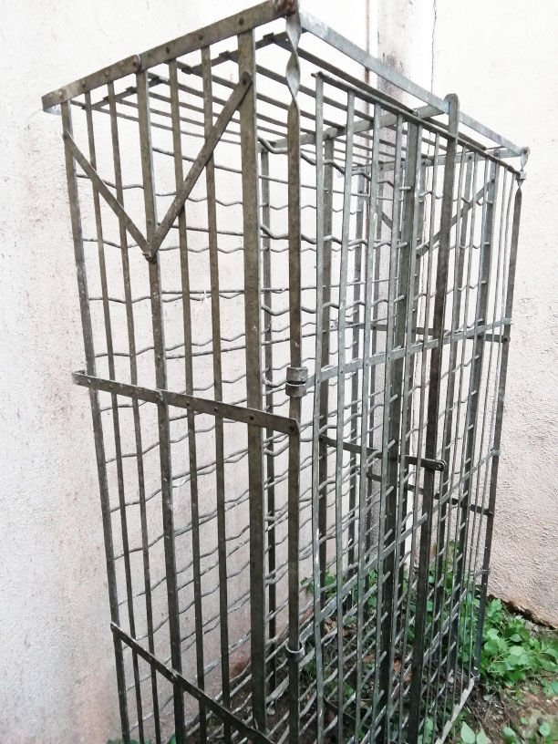 Old iron bottle storage