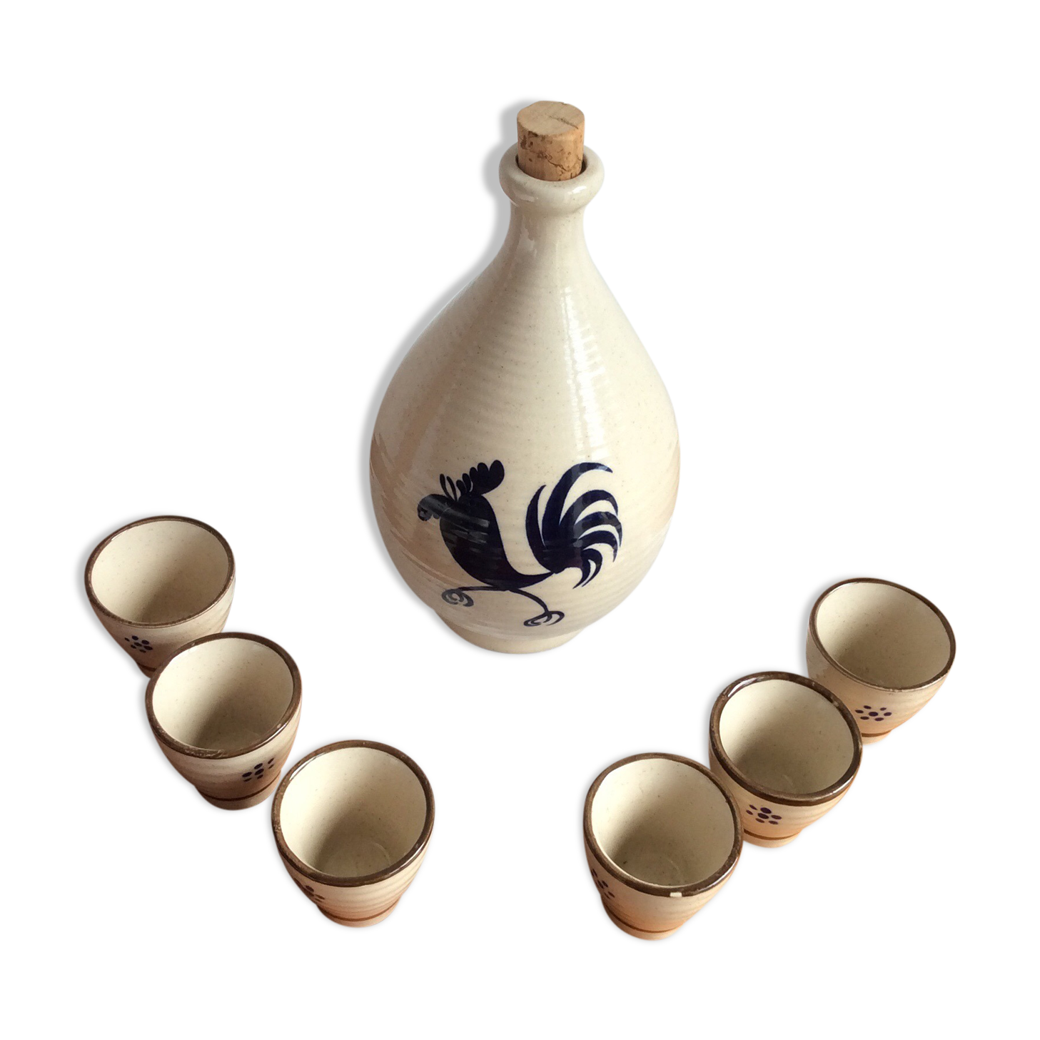 Ceramic liquor service vintage