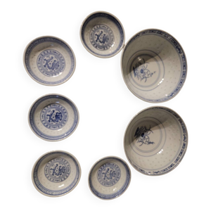 Ensemble de 7 bols à - chinois