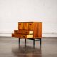 Rosewood burl chest of drawers