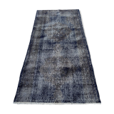 Distressed turkish narrow runner 205 x 96 cm