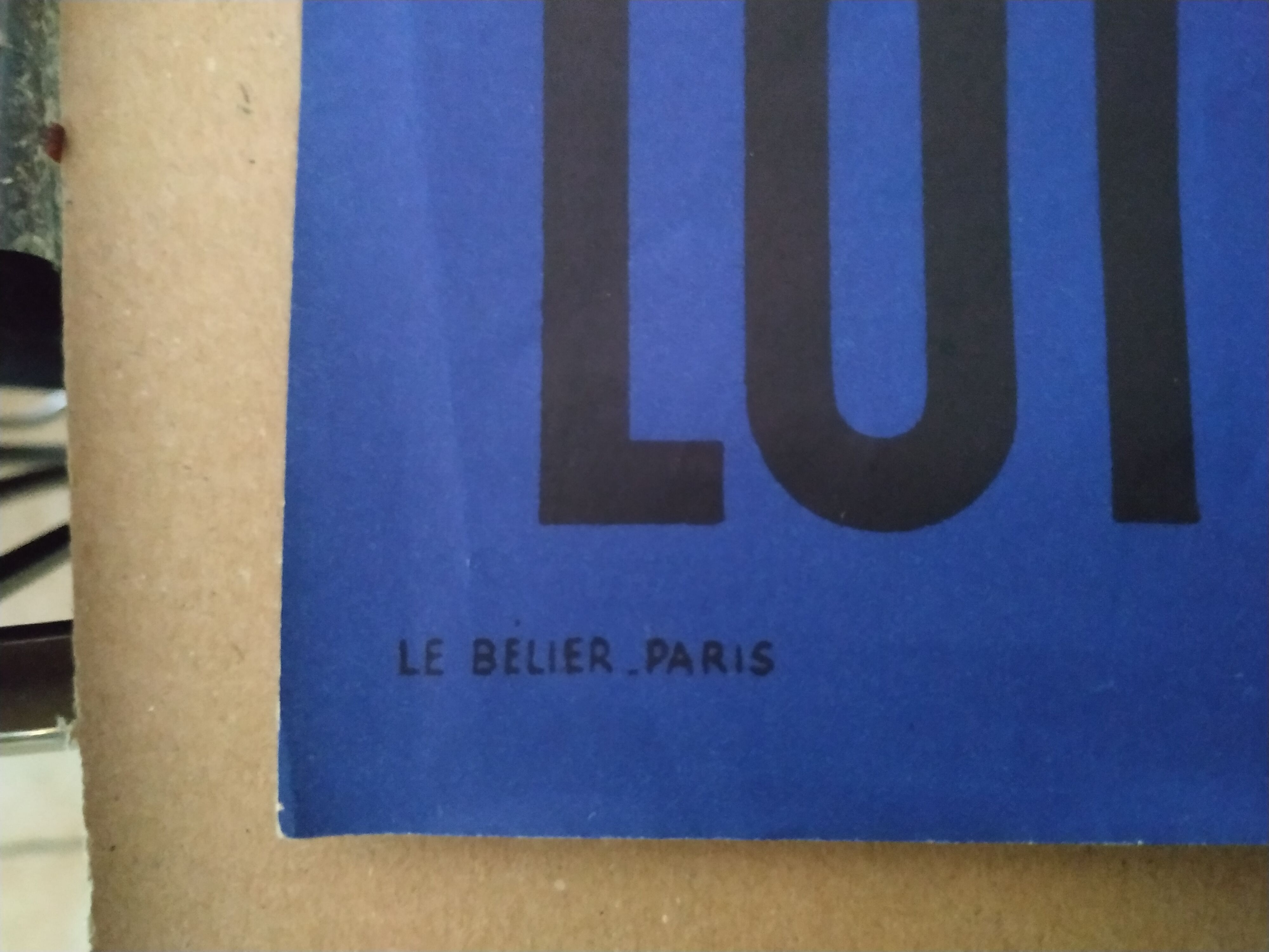 Former Grove National Lottery poster 1955