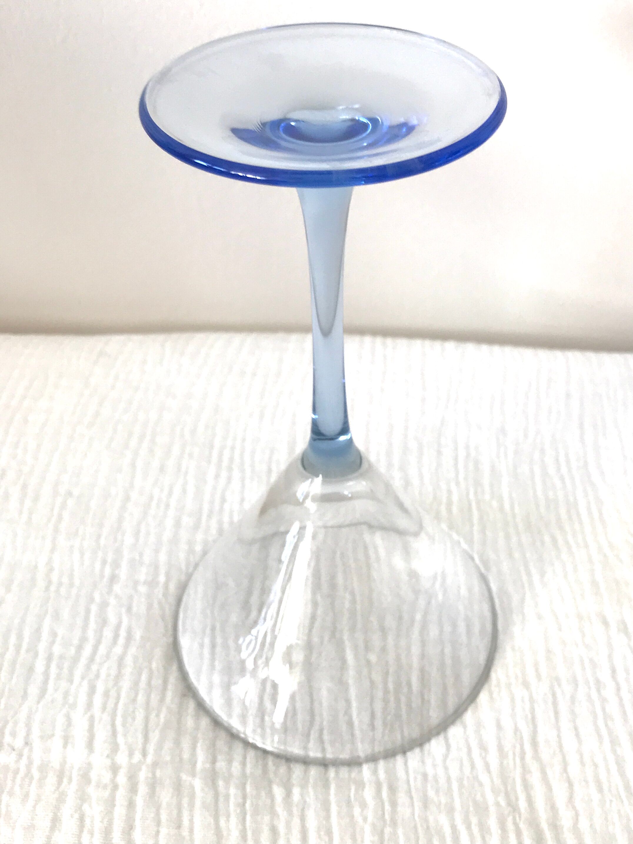 Set of 7 martini glasses