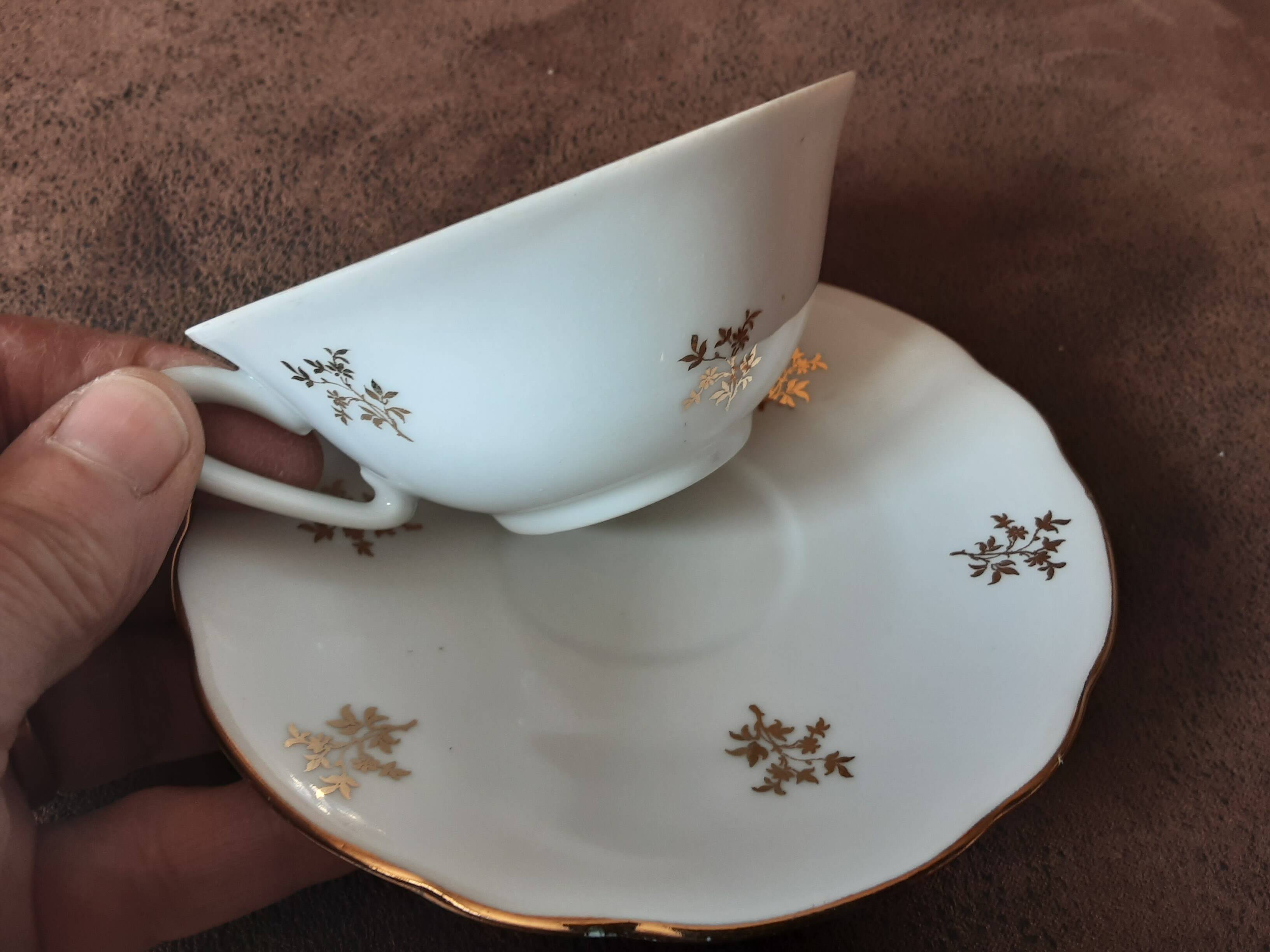 Luxury porcelain coffee service from the National Company