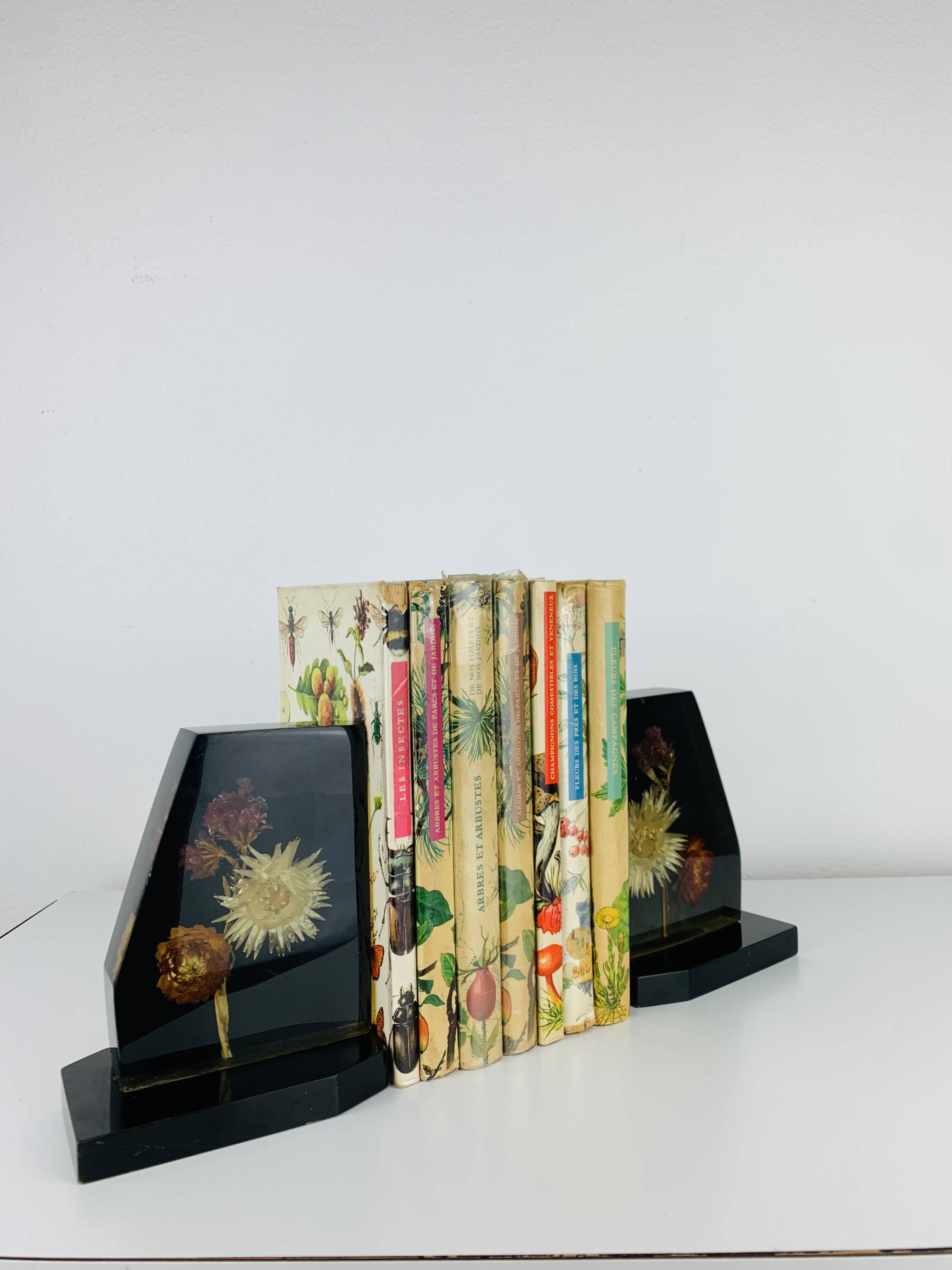 Paire de serre-livres vintage, années 60