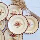 Longchamp Agen pattern soup plates