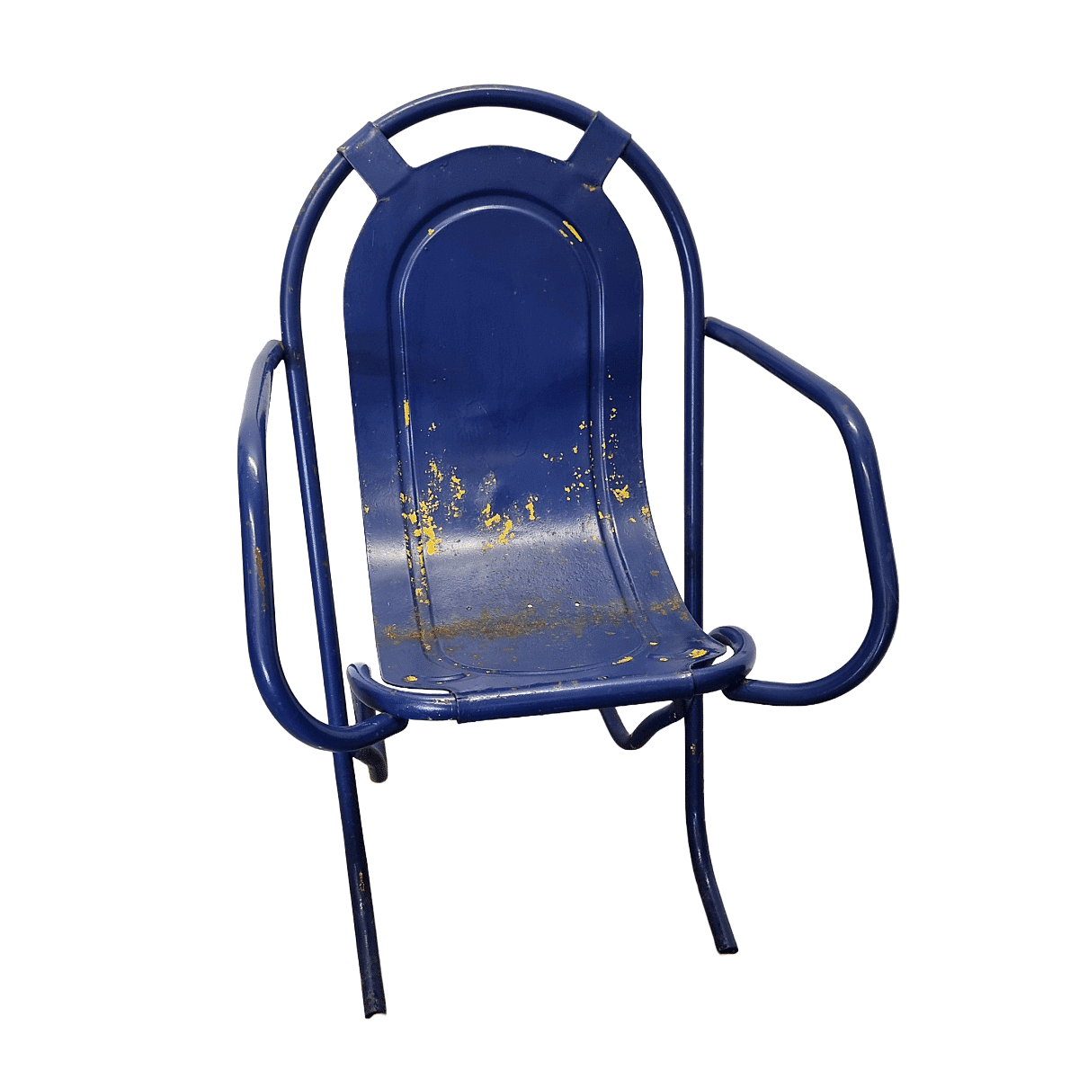 Vintage Harry Sebel Stak A Bye Chair Blue, 1950s