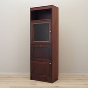 Vitrine en acajou, design danois, années 1970, production : Danemark