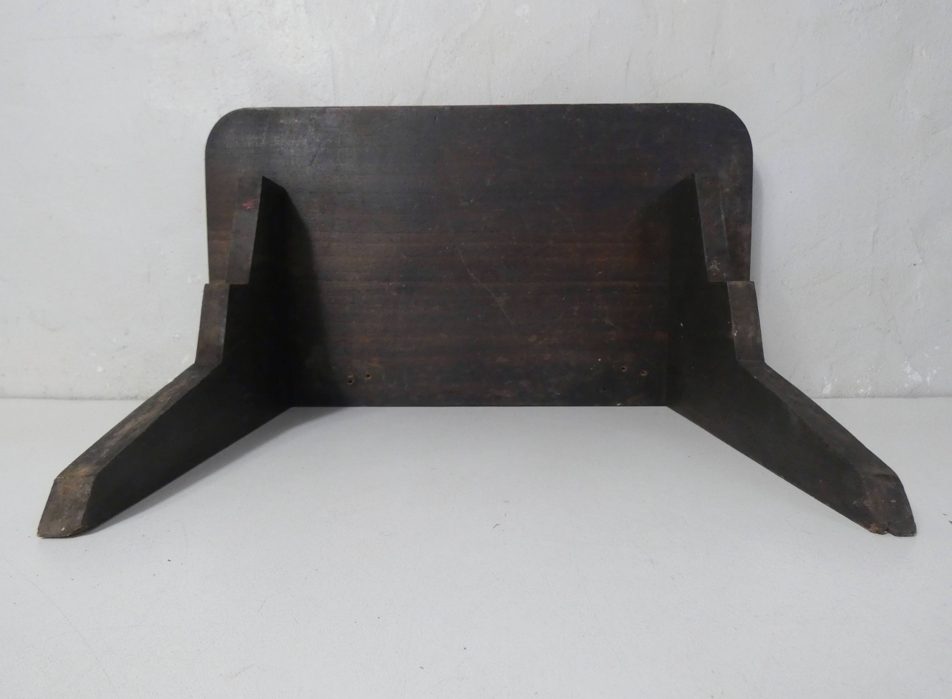 wooden shelf