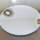 Large round, beveled, 1940-1950, art deco mirror