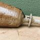 Bottle vase in pyrite stoneware, signed Jean Linard (1931-2010)