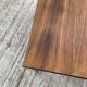 Table basse noyer et chrome moderniste