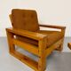 Set of 2 Swedish design pine armchairs by Roland Wilhelmsson, 1970s