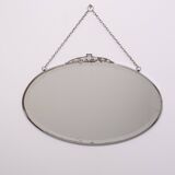 Miroir ovale Art Déco France années 1930