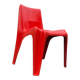 Space Age Bofinger BA1171 RED stackable fiberglass chair by Helmut Baetzner
