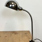 Lampe de table italienne en col de cygne vintage chromée, années 1960