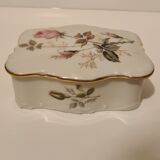 Limoges porcelain box decoration roses