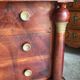 COMMODE EMPIRE 4 TIROIRS EN ACAJOU DU XIX ème SIECLE