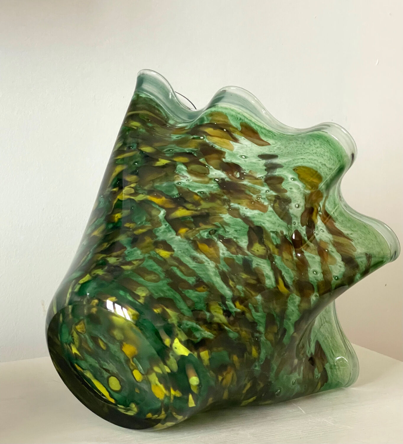 Blown glass vase 1970.