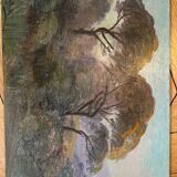 Oil on panel