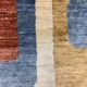 Afghan Chobi Art Deco Rug 190x130 cm Blue, Beige, Gold, Medium