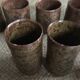 Lot de  10 tasses en grès