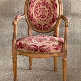Louis XVI style convertible armchair