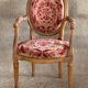 Fauteuil cabriolet de style Louis XVI
